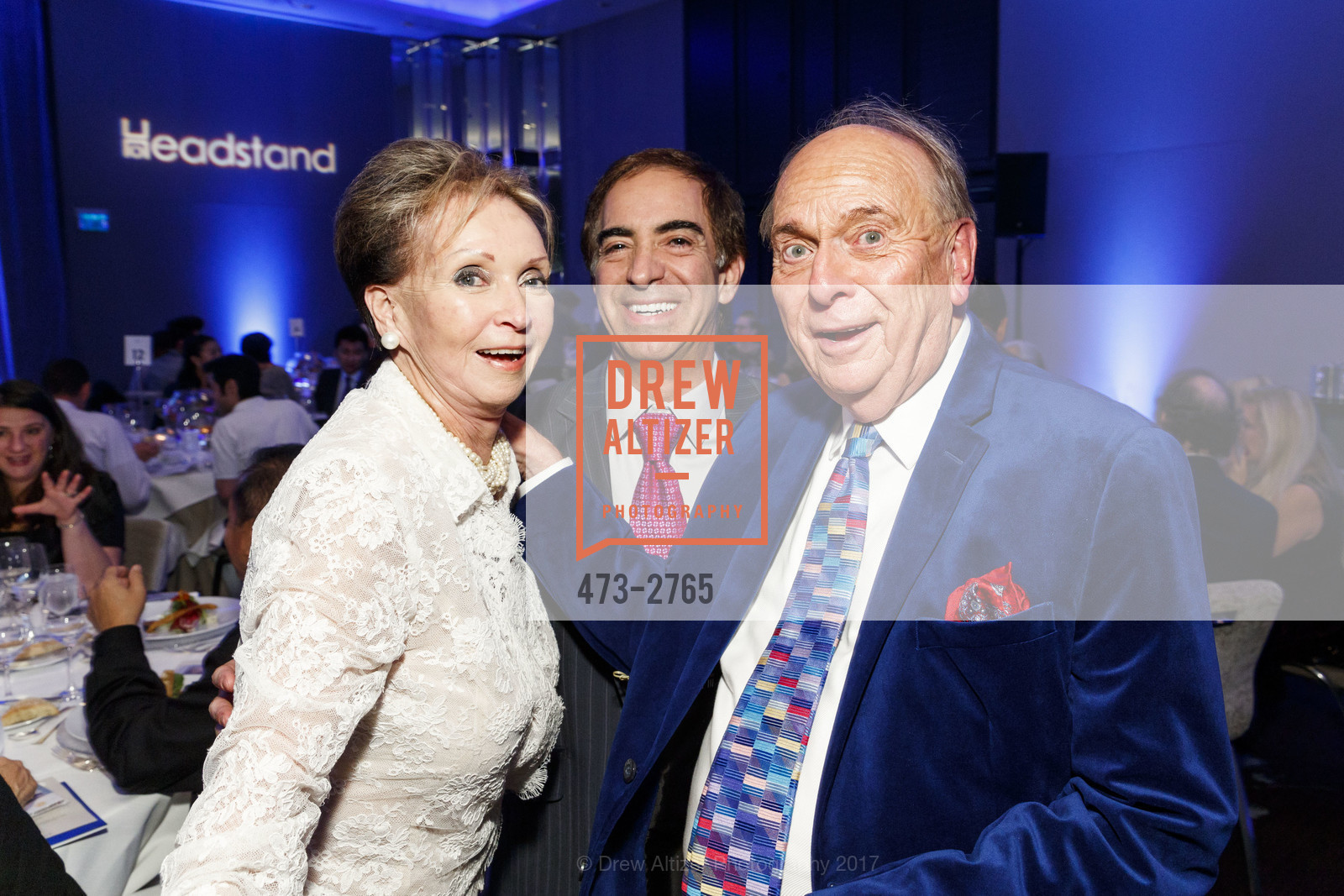 Sallie Hunting, Elie Abie-Jaoude, David Pace, Headstand Gala, St. Regis Hotel, October 13th, 2017, Photo #473-2765 Sallie Hunting, Elie Abie-Jaoude, David Pace, Photo #473-2765