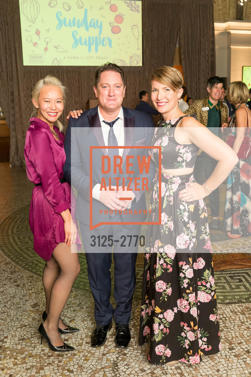 Michele Nguyen, Liam Mayclem, Sonya Dreizler, CUESA's Sunday Supper: A Farm to City Feast, Ferry Building. 1 Ferry Building, San Francisco, 94111, October 15th, 2017, Photo #3125-2770 Michele Nguyen, Liam Mayclem, Sonya Dreizler, Photo #3125-2770