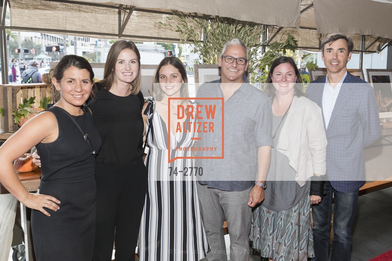 Heather Rice, Justine Savor, Kate Tuthal, Geoffrey Applegarth, Natasha Merritt, Richard Mullen, CUESA's Sunday Supper: A Farm to City Feast, Ferry Building. 1 Ferry Building, San Francisco, 94111, October 15th, 2017, Photo #74-2770 Heather Rice, Justine Savor, Kate Tuthal, Geoffrey Applegarth, Natasha Merritt, Richard Mullen, Photo #74-2770