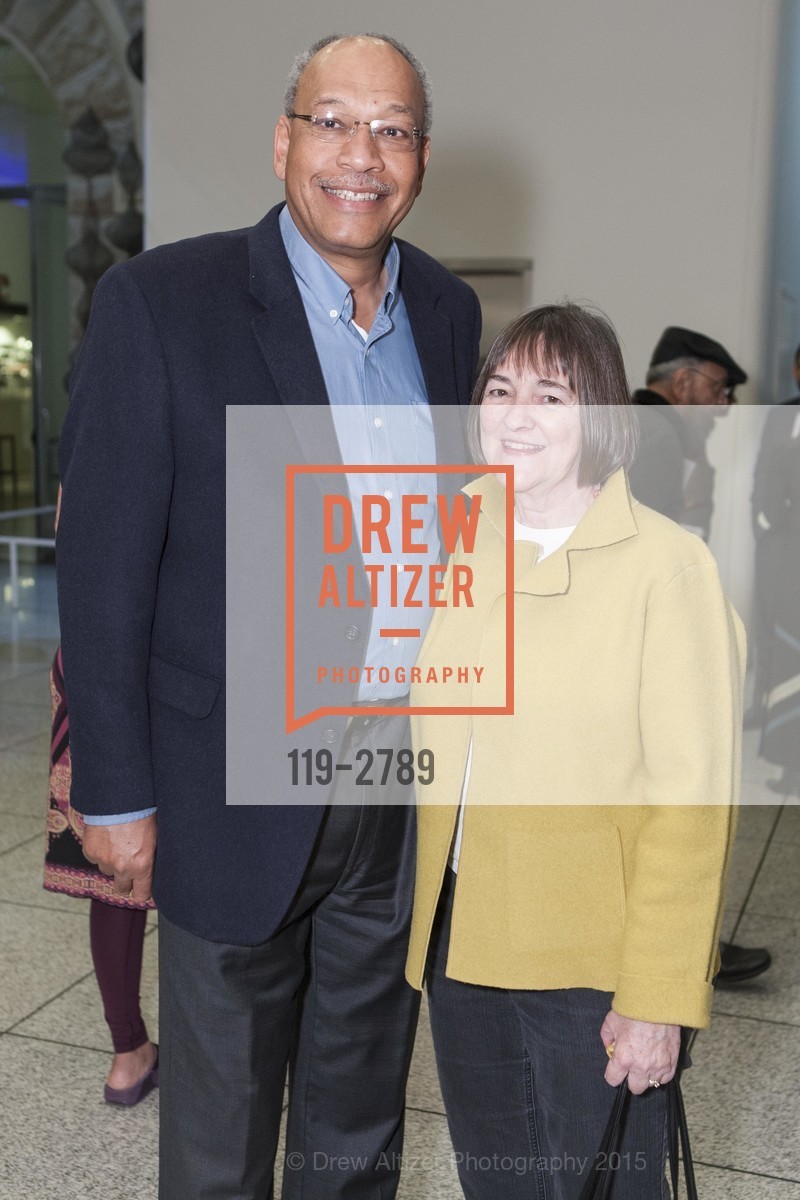 Roger Bowie, Mary Alice Bowie, SAN JOSE MUSEUM OF ART'S Postdate Preview for Photography and Inherited History of India, San Jose Museum of Art. 110 S Market St, San Jose, CA 95113, February 6th, 2015, Photo #119-2789 Roger Bowie, Mary Alice Bowie, Photo #119-2789
