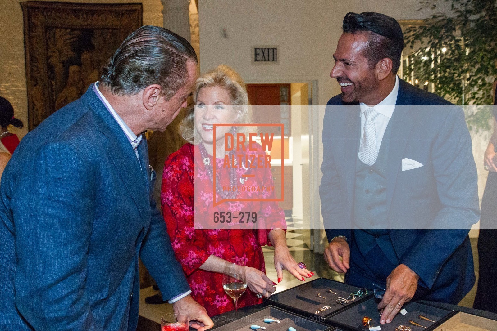 Boaz Mazor, Dede Wilsey, Giovanni Mattera, De Grisogono Kicks off the Opera Opening, Villa Taverna, September 9th, 2015,Drew Altizer, Drew Altizer Photography, full-service agency, private events, San Francisco photographer, photographer california