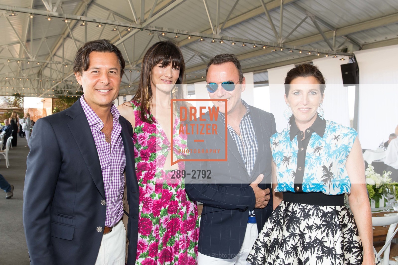 Roger Barnett, Gwen McCaw, Colin Cowie, Sloan Barnett, GIANT STEPS Charity Classic, US. Sonoma Horse Park, 7600 Lakeville Highway, August 2nd, 2015, Photo #289-2792 Roger Barnett, Gwen McCaw, Colin Cowie, Sloan Barnett, Photo #289-2792