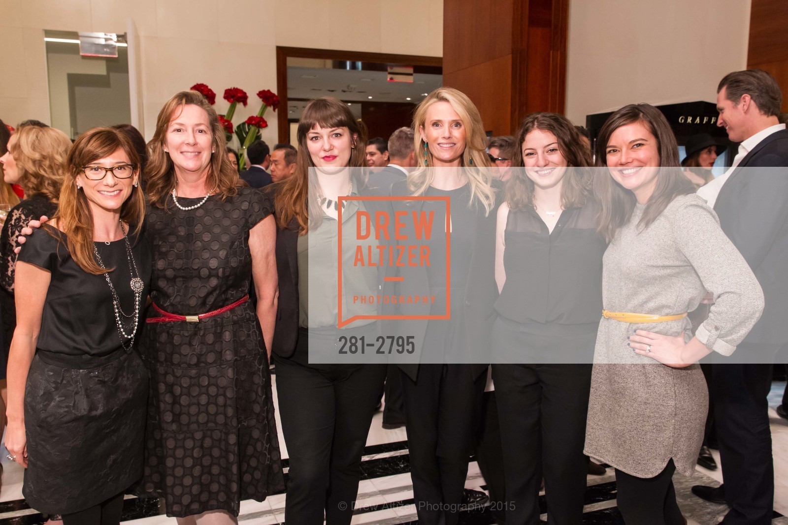 Jane Reisman, Heidi Weller, Hannah Chatalas, Jennifer Siebel Newsom, Hannah Milgrom, Christina Escrobar, GRAFF Valentine Salute to JENNIFER SIEBEL NEWSOM'S "The Mask You Live In", US, February 12th, 2015, Photo #281-2795 Jane Reisman, Heidi Weller, Hannah Chatalas, Jennifer Siebel Newsom, Hannah Milgrom, Christina Escrobar, Photo #281-2795