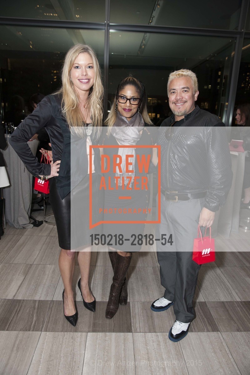 Liz Whitman, Angella Sprauve, Victor Vargas, MANICUBE San Francisco Launch Party, US, February 19th, 2015, Photo #150218-2818-54 Liz Whitman, Angella Sprauve, Victor Vargas, Photo #150218-2818-54