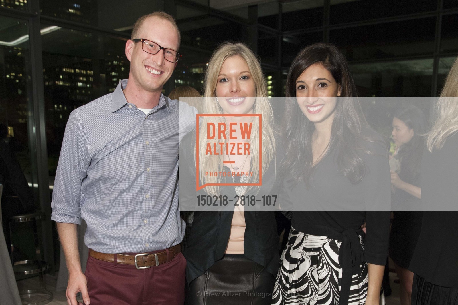 Thomas Baldwin, Liz Whitman, Katina Mountanos, MANICUBE San Francisco Launch Party, US, February 19th, 2015, Photo #150218-2818-107 Thomas Baldwin, Liz Whitman, Katina Mountanos, Photo #150218-2818-107
