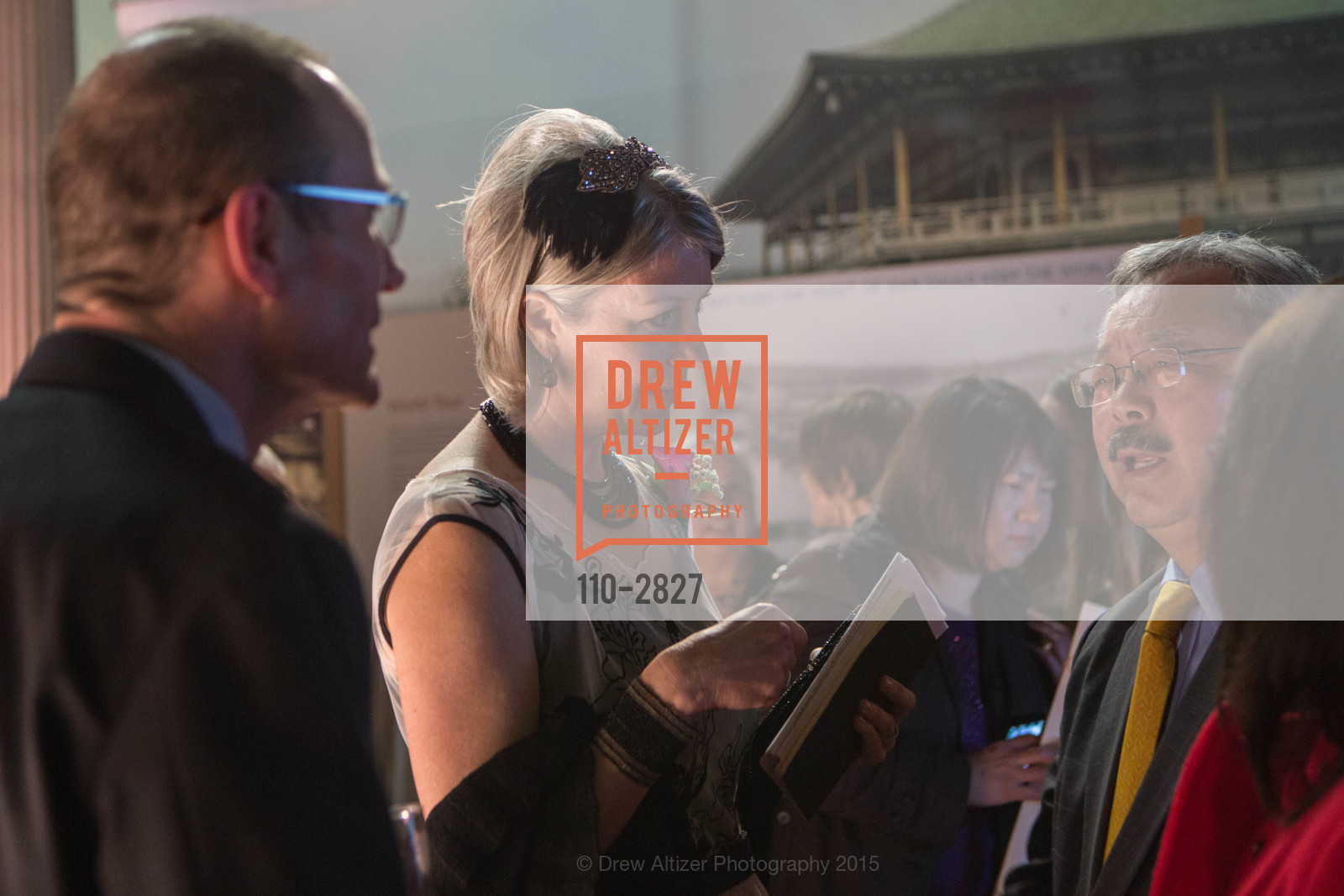 Anthea Hartig, Ed Lee, 1915 Panama Pacific International Exposition Centennial Celebration Opening Party, US, February 21st, 2015, Photo #110-2827 Anthea Hartig, Ed Lee, Photo #110-2827