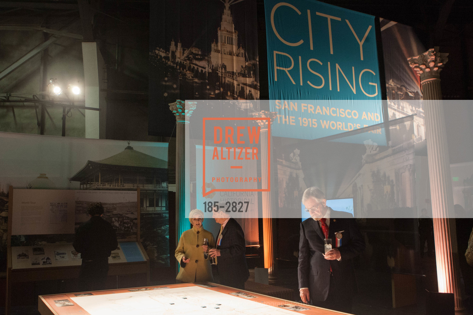 Atmosphere, 1915 Panama Pacific International Exposition Centennial Celebration Opening Party, US, February 21st, 2015, Photo #185-2827 Atmosphere, Photo #185-2827