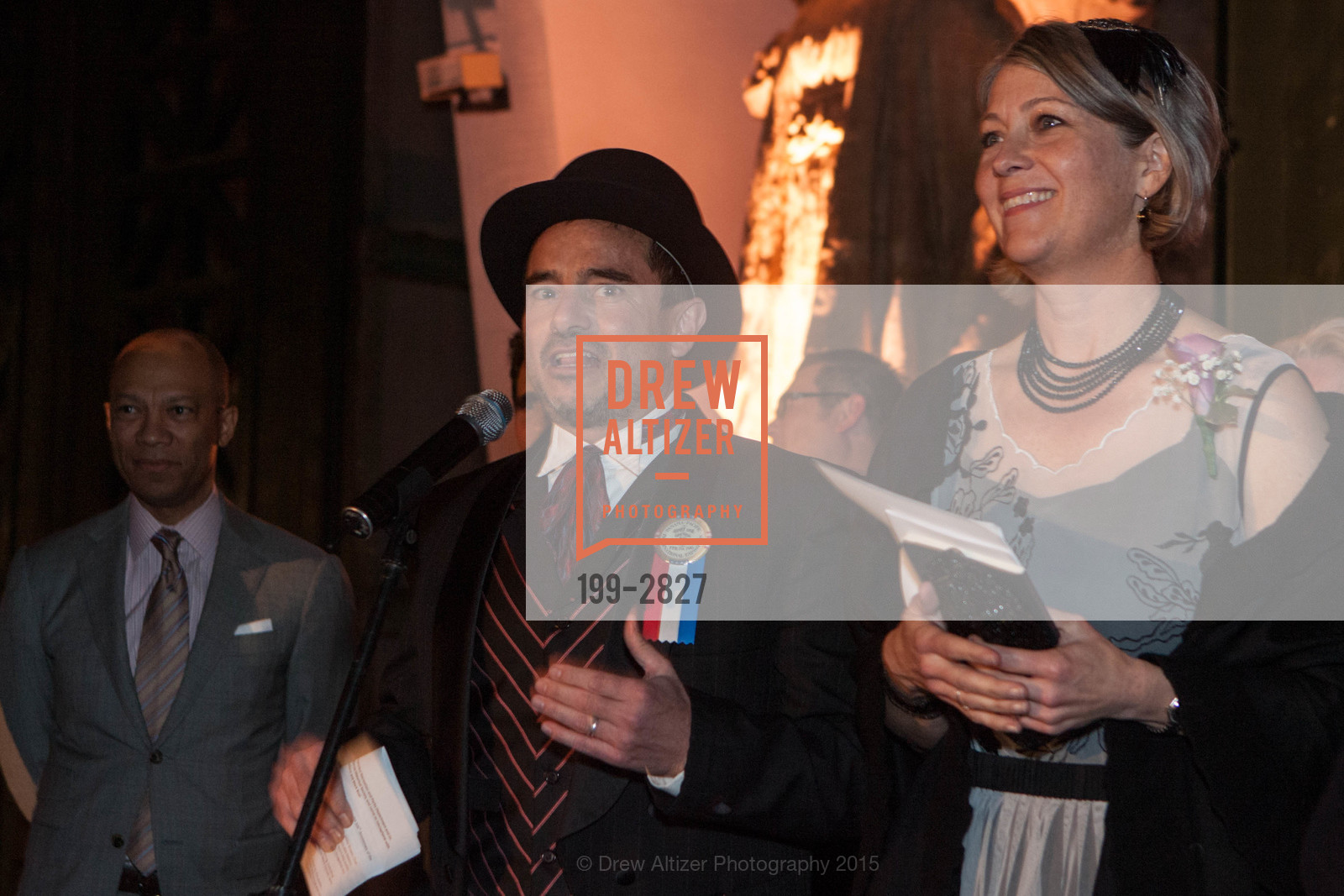 Phil Ginsburg, Anthea Hartig, 1915 Panama Pacific International Exposition Centennial Celebration Opening Party, US, February 21st, 2015, Photo #199-2827 Phil Ginsburg, Anthea Hartig, Photo #199-2827