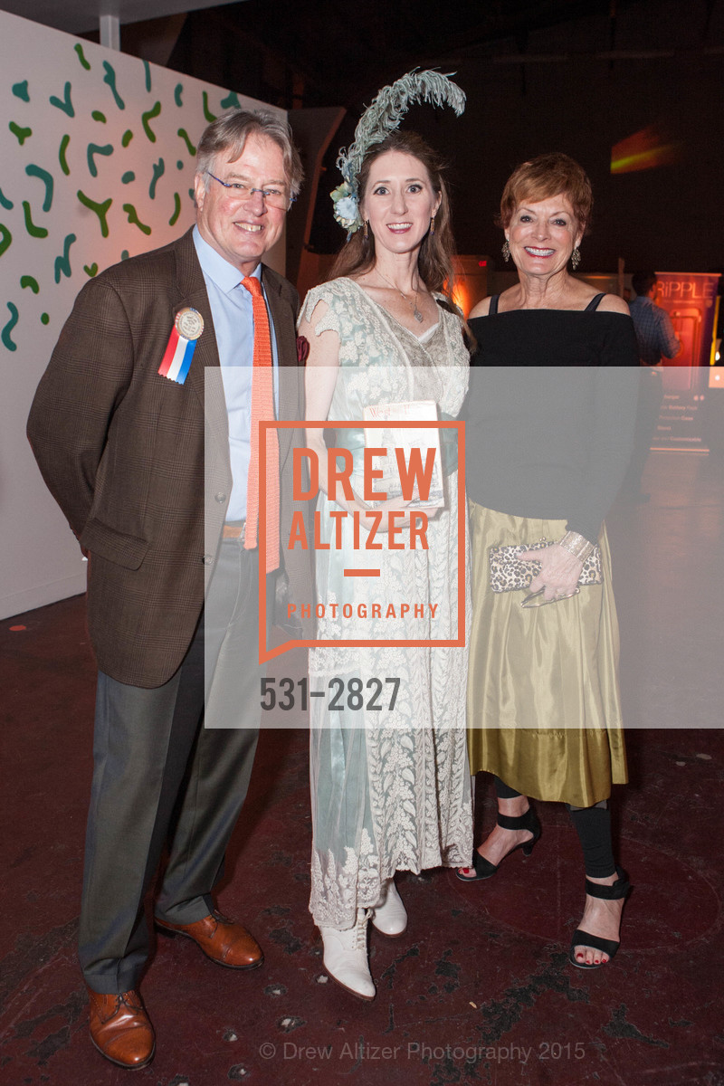Kirk Usher, Laura Ackley, Georgene Usher, 1915 Panama Pacific International Exposition Centennial Celebration Opening Party, US, February 21st, 2015, Photo #531-2827 Kirk Usher, Laura Ackley, Georgene Usher, Photo #531-2827