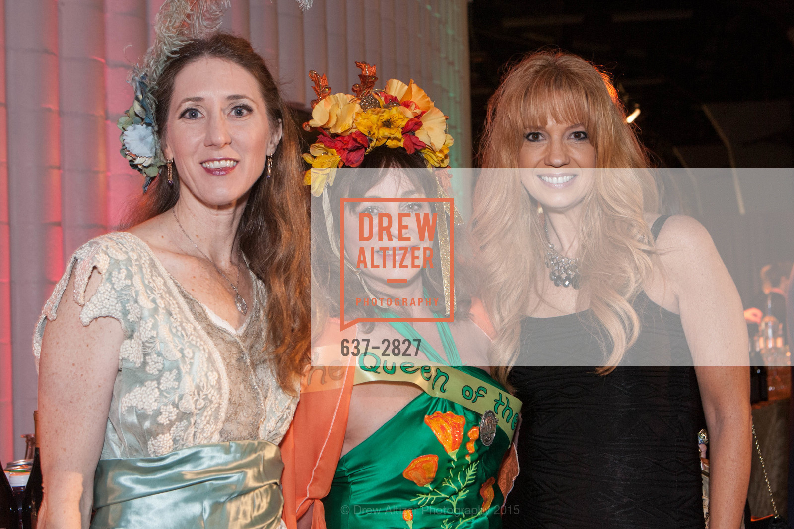 Laura Ackley, Donna Huggins, Tsarra Benitez, 1915 Panama Pacific International Exposition Centennial Celebration Opening Party, US, February 21st, 2015, Photo #637-2827 Laura Ackley, Donna Huggins, Tsarra Benitez, Photo #637-2827