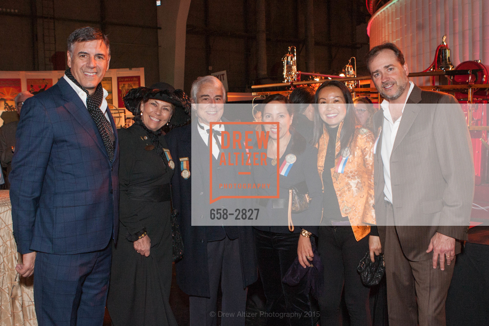 Markos Kounalakis, Barbara Cutler, Bill Ballas, Eleni Kounalakis, Maggie Wei, Tom Robarte, Photo #658-2827