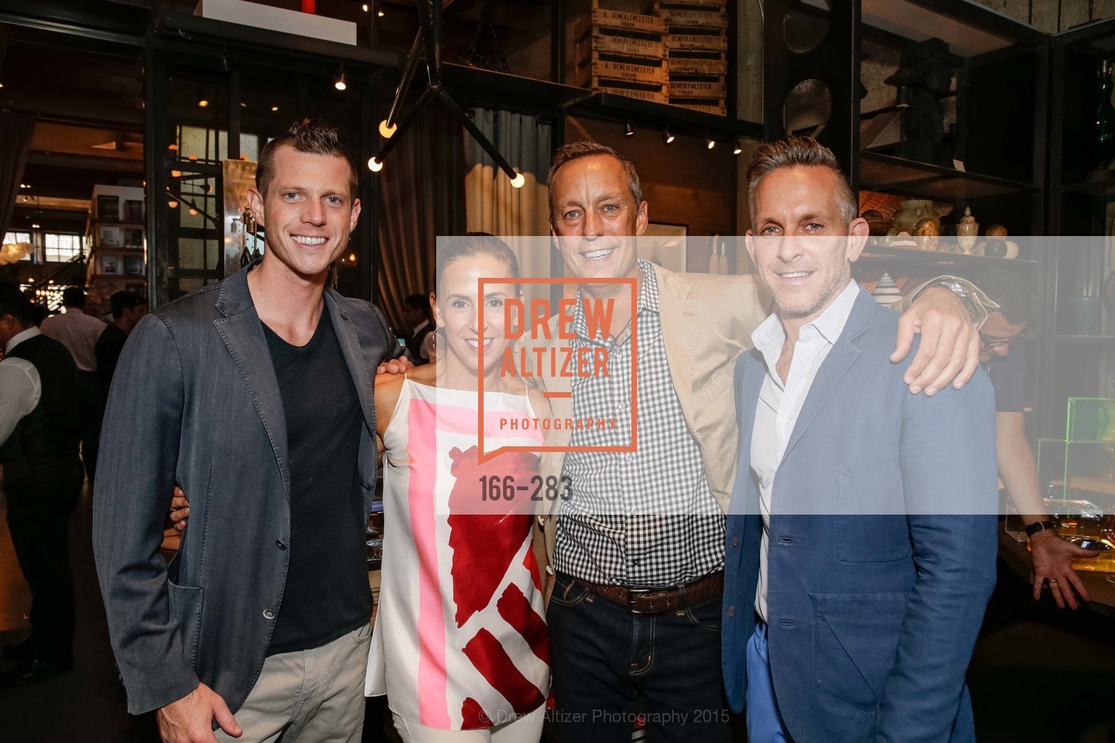 Will Harlan, Jessica Dodson, Mike Dodoson, Jay Jeffers, Gucci & Vogue Dinner, Jay Jeffers CAVALIER. Jay Jeffers CAVALIER, . 1035 Post Street, San Francisco 94109, September 10th, 2015, Photo #166-283 Will Harlan, Jessica Dodson, Mike Dodoson, Jay Jeffers, Photo #166-283