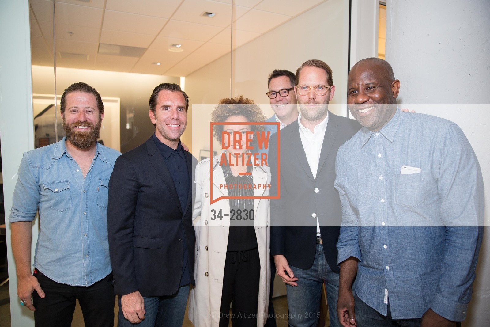 Billy Sorentino, Scott Dadich, Lauren Godfried, Patrick Godfried, Allan Dayo, Wyatt Mitchell, WIRED MAGAZINE July Cover Release Celebration, US, June 25th, 2015, Photo #34-2830 Billy Sorentino, Scott Dadich, Lauren Godfried, Patrick Godfried, Allan Dayo, Wyatt Mitchell, Photo #34-2830