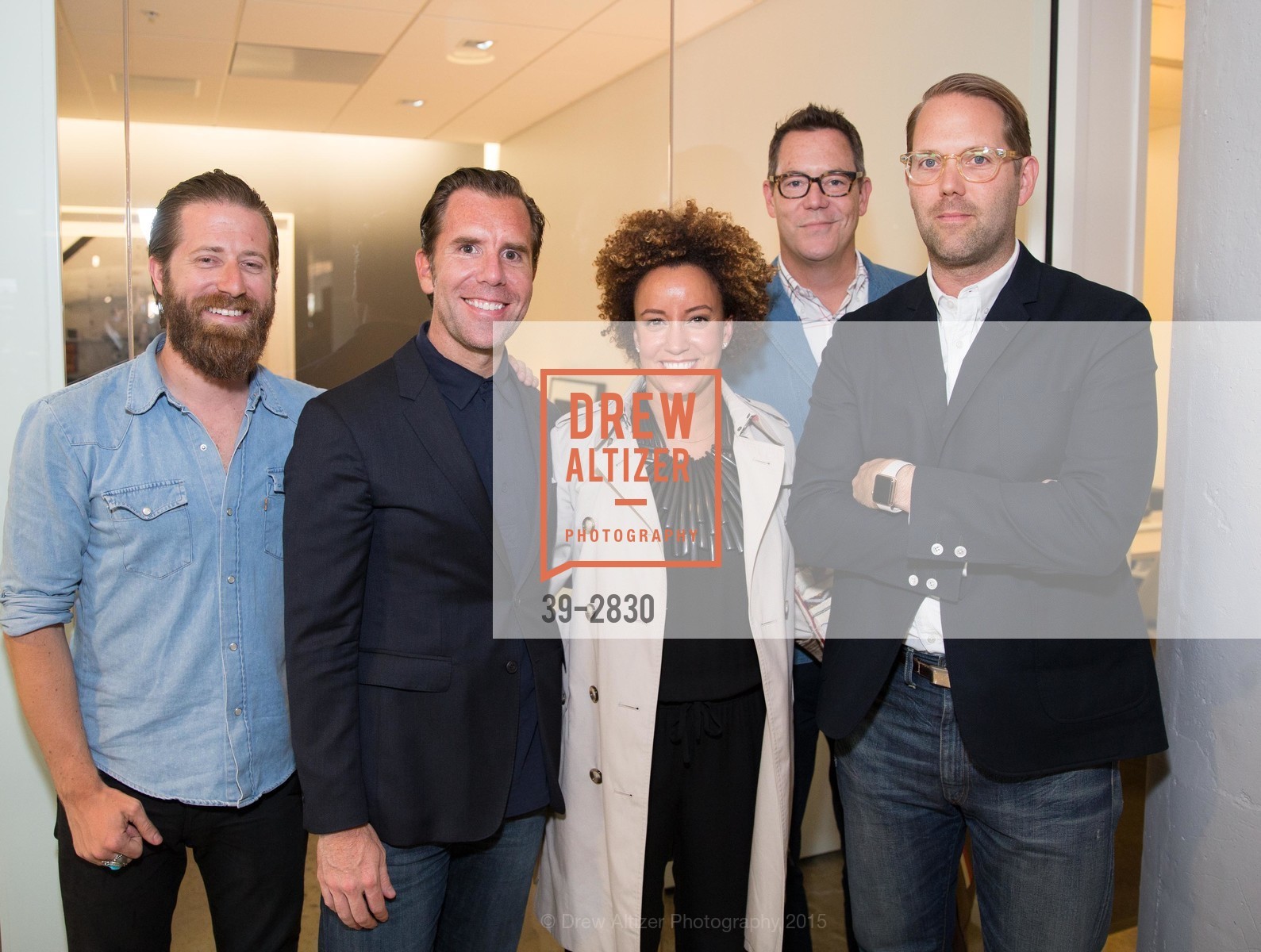 Billy Sorentino, Scott Dadich, Lauren Godfried, Patrick Godfried, Allan Dayo, WIRED MAGAZINE July Cover Release Celebration, US, June 25th, 2015, Photo #39-2830 Billy Sorentino, Scott Dadich, Lauren Godfried, Patrick Godfried, Allan Dayo, Photo #39-2830