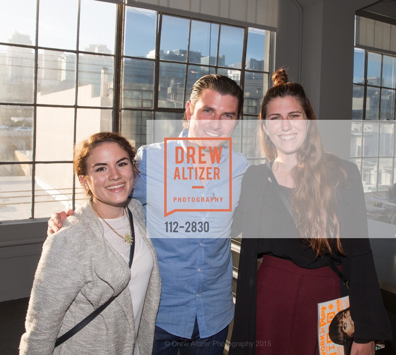 Kate Emberley, Giovanni Dorin, Hailey Wise, WIRED MAGAZINE July Cover Release Celebration, US, June 25th, 2015, Photo #112-2830 Kate Emberley, Giovanni Dorin, Hailey Wise, Photo #112-2830