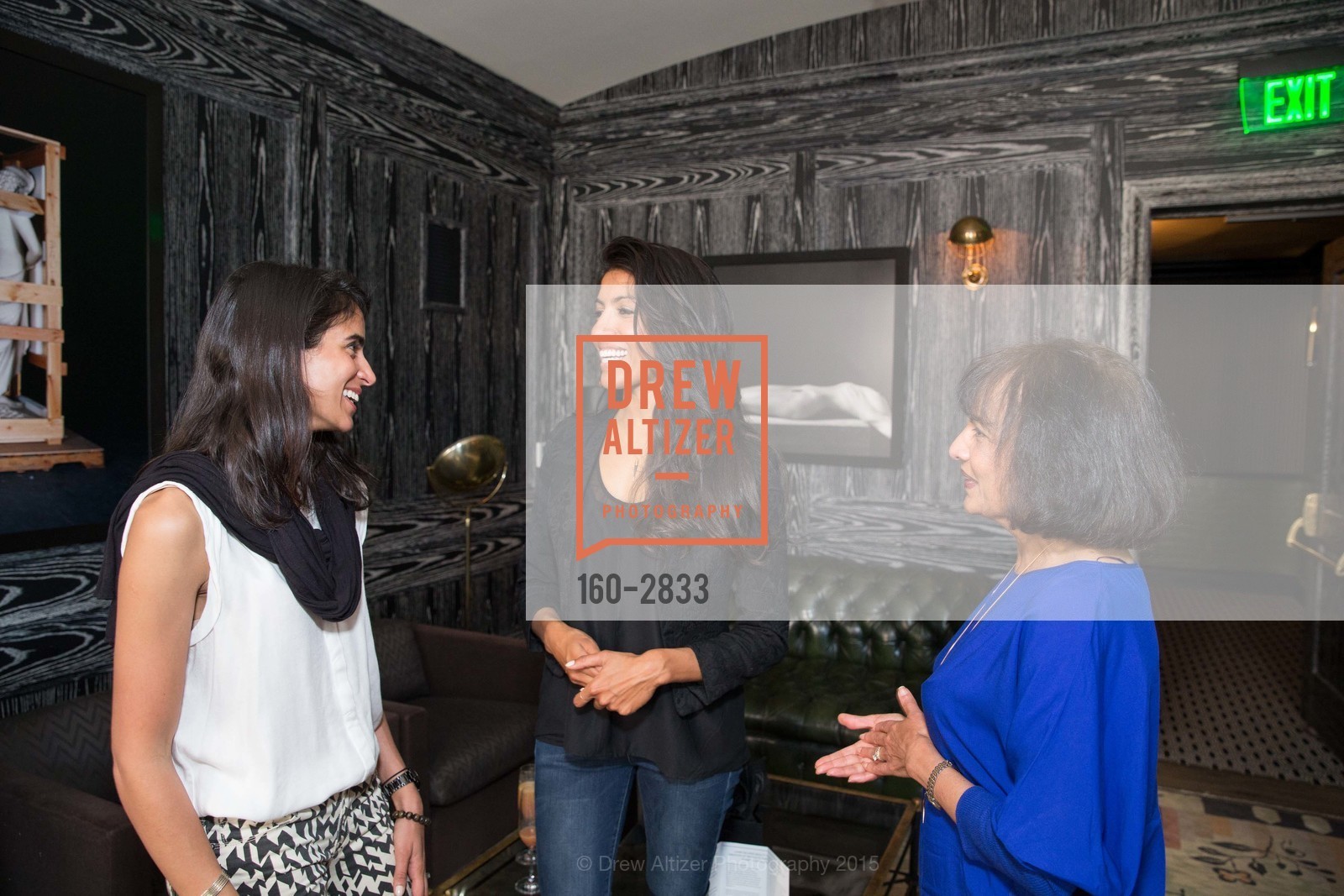 Sonia McFarland, Leila Janah, Shalini Survanshi, LAXMI: A Box Opening, US, February 22nd, 2015, Photo #160-2833 Sonia McFarland, Leila Janah, Shalini Survanshi, Photo #160-2833