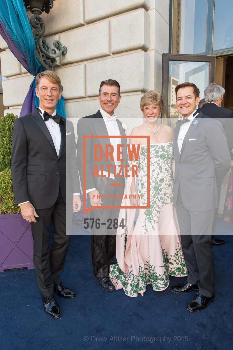 Jack Calhoun, Robert Beadle, Maria Pitcairn, Trent Norris, Opera Ball 2015: Moonlight & Music, War Memorial Opera House. 301 Van Ness Ave, September 11th, 2015,Drew Altizer, Drew Altizer Photography, full-service agency, private events, San Francisco photographer, photographer california