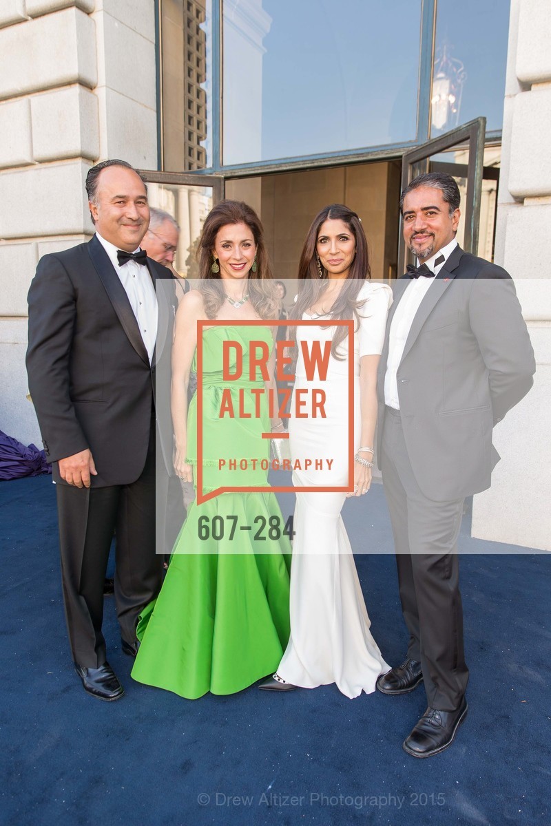 Oran Muduroglu, Maryam Muduroglu, Sobia Shaikh, Nadir Shaikh, Opera Ball 2015: Moonlight & Music, War Memorial Opera House. 301 Van Ness Ave, September 11th, 2015,Drew Altizer, Drew Altizer Photography, full-service agency, private events, San Francisco photographer, photographer california