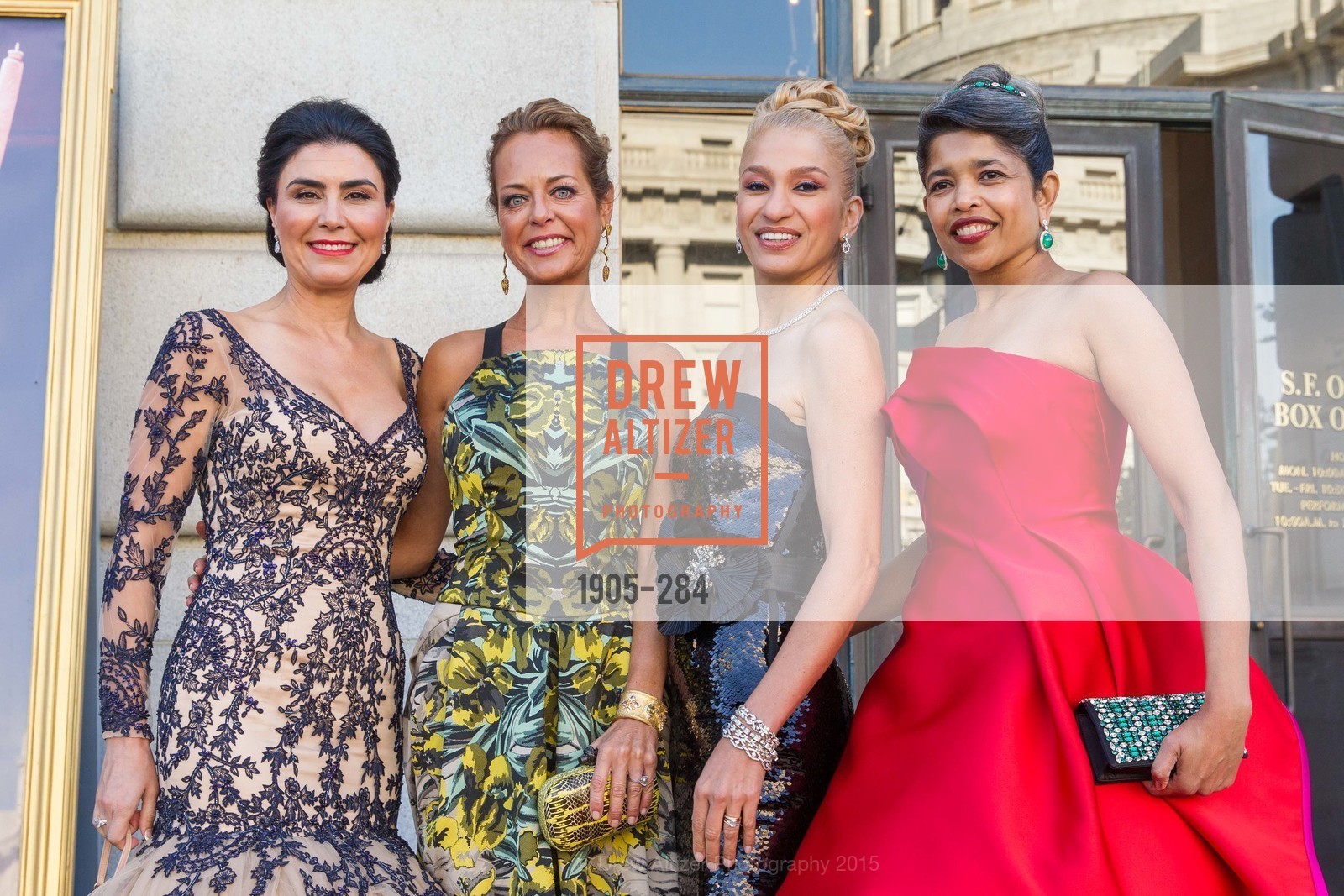 Afsaneh Akhtari, Charlot Malin, Navid Armstrong, Deepa Pakianathan, Opera Ball 2015: Moonlight & Music, War Memorial Opera House. 301 Van Ness Ave, September 11th, 2015,Drew Altizer, Drew Altizer Photography, full-service agency, private events, San Francisco photographer, photographer california