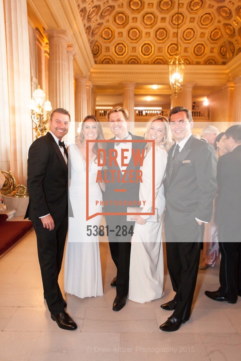 Brad Oberwager, Deanna DeCastanzo, Jonathan Tower, Lisa Oberwager, Michael Uytengsu, Opera Ball 2015: Moonlight & Music, War Memorial Opera House. 301 Van Ness Ave, September 11th, 2015,Drew Altizer, Drew Altizer Photography, full-service agency, private events, San Francisco photographer, photographer california