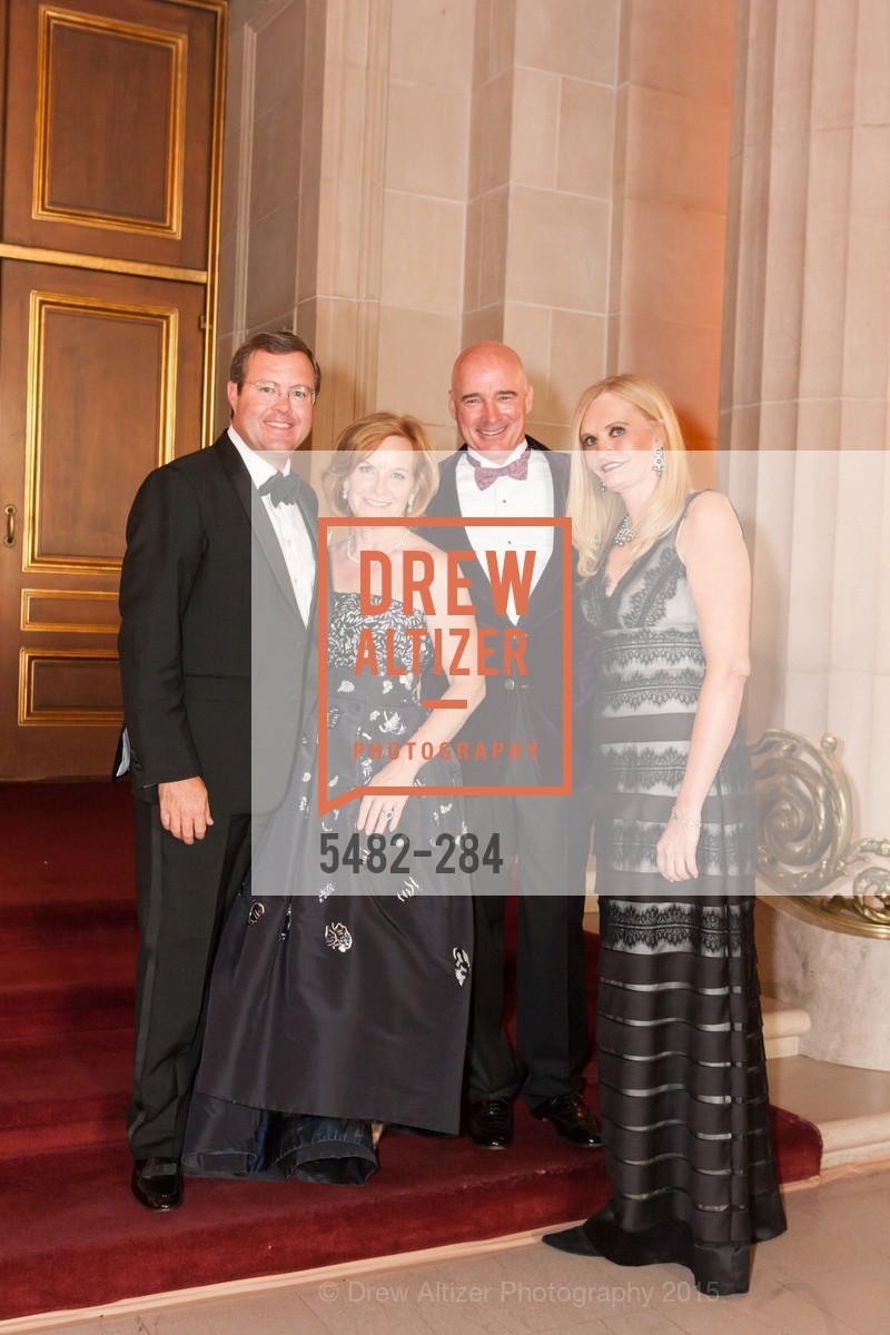 Charles Griffith, Jane Griffith, Christopher Freye, Beth Townsend, Opera Ball 2015: Moonlight & Music, War Memorial Opera House. 301 Van Ness Ave, September 11th, 2015