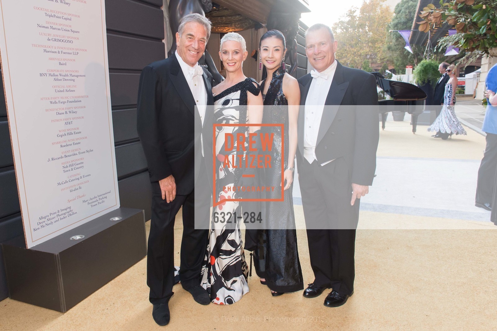 Paul Pelosi, Patricia Kelly, Yuan Yuan Tan, David Gockley, Opera Ball 2015: Moonlight & Music, War Memorial Opera House. 301 Van Ness Ave, September 11th, 2015,Drew Altizer, Drew Altizer Photography, full-service agency, private events, San Francisco photographer, photographer california