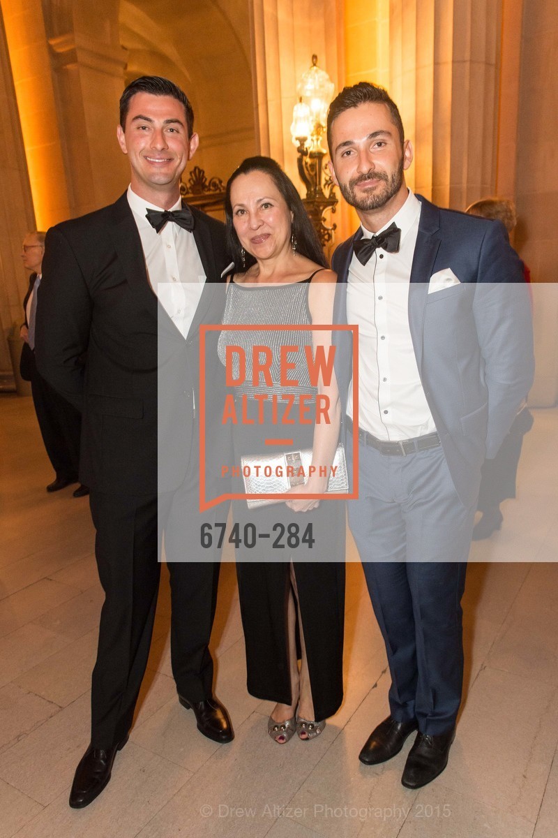 Murad Yeshchin, Sofia Viktimir, Nick Yeshchin, Opera Ball 2015: Moonlight & Music, War Memorial Opera House. 301 Van Ness Ave, September 11th, 2015,Drew Altizer, Drew Altizer Photography, full-service event agency, private events, San Francisco photographer, photographer California