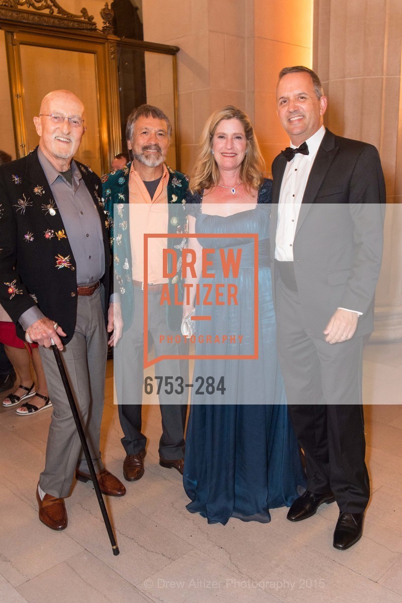 Raja Hart, Felipe Rubio, Donna Digiuseppe, Rick Matcovich, Opera Ball 2015: Moonlight & Music, War Memorial Opera House. 301 Van Ness Ave, September 11th, 2015,Drew Altizer, Drew Altizer Photography, full-service agency, private events, San Francisco photographer, photographer california