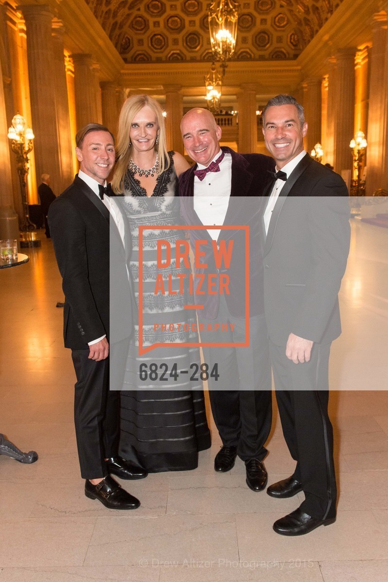Mark Rhoades, Beth Townsend, Christopher Freye, Jerome Molles, Opera Ball 2015: Moonlight & Music, War Memorial Opera House. 301 Van Ness Ave, September 11th, 2015,Drew Altizer, Drew Altizer Photography, full-service agency, private events, San Francisco photographer, photographer california