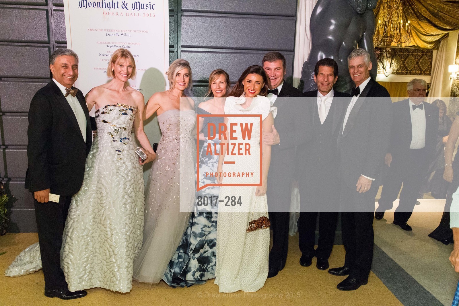Raj Singh, Karen Richardson, Renata Anderson, Debbie Muller, John Rubinstein, David Barber, Opera Ball 2015: Moonlight & Music, War Memorial Opera House. 301 Van Ness Ave, September 11th, 2015,Drew Altizer, Drew Altizer Photography, full-service agency, private events, San Francisco photographer, photographer california