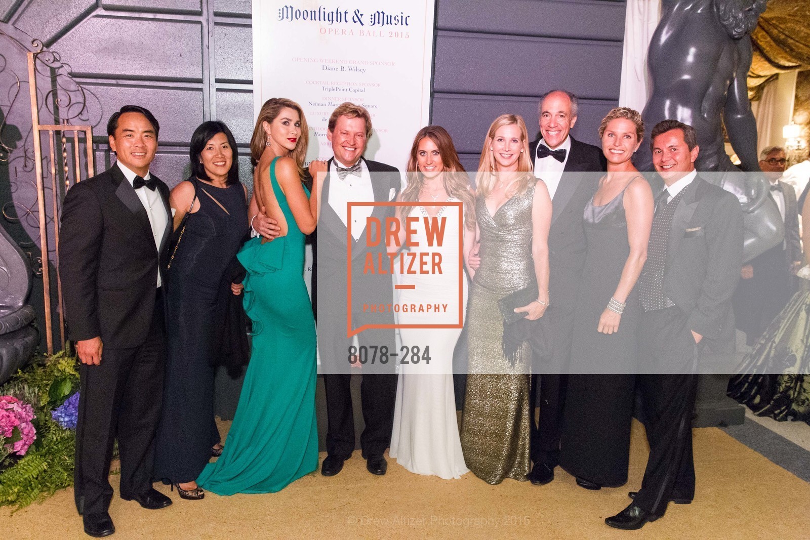 Victor Wong, Yiling Chen, Jonathan Tower, Courtney DeCastanzo, Courtney Labe, James Labe, Hillary McGonigle Michael Uytengsu, Opera Ball 2015: Moonlight & Music, War Memorial Opera House. 301 Van Ness Ave, September 11th, 2015,Drew Altizer, Drew Altizer Photography, full-service agency, private events, San Francisco photographer, photographer california