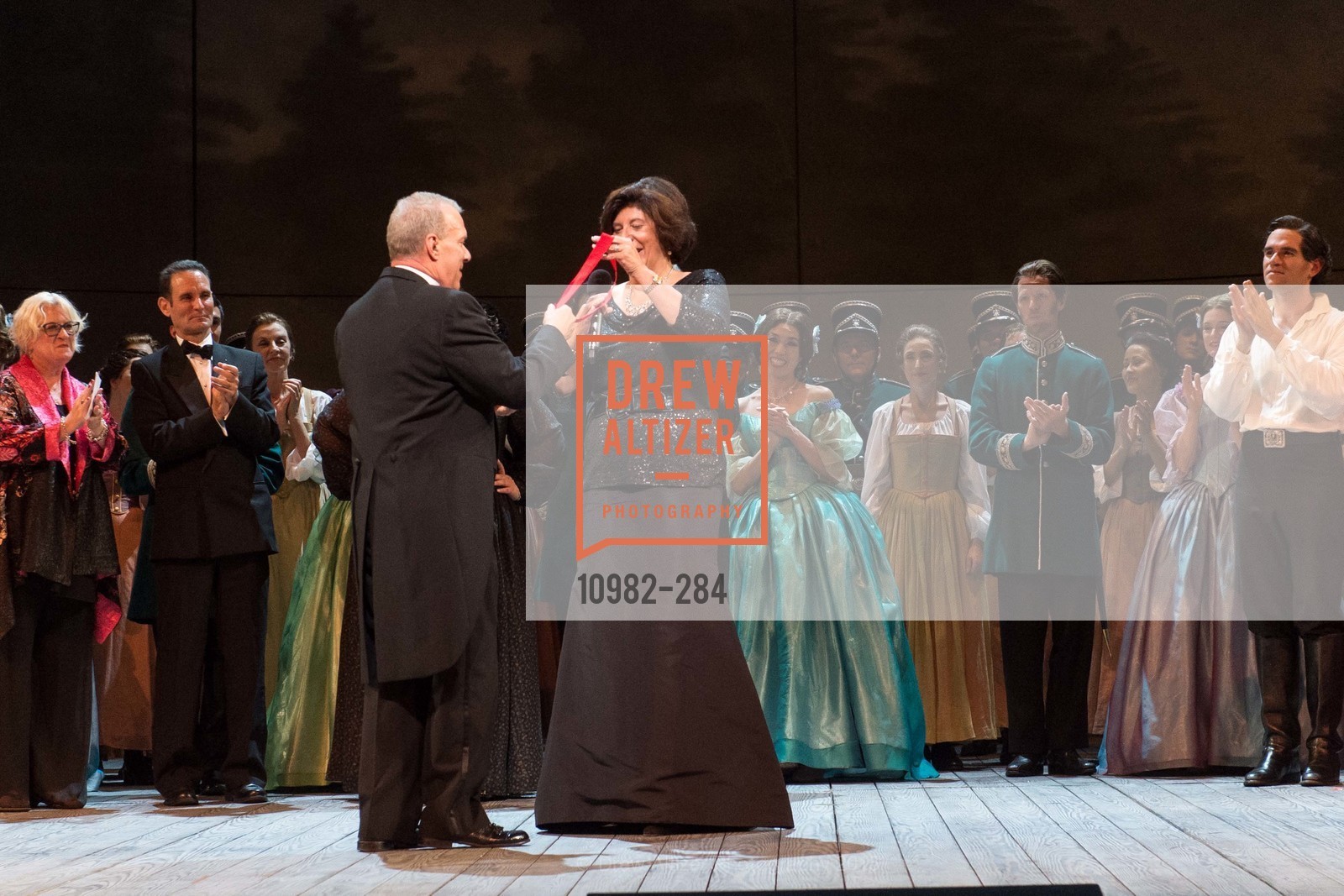 David Gockley, Francesca Zambello, Opera Ball 2015: Moonlight & Music, War Memorial Opera House. 301 Van Ness Ave, September 11th, 2015