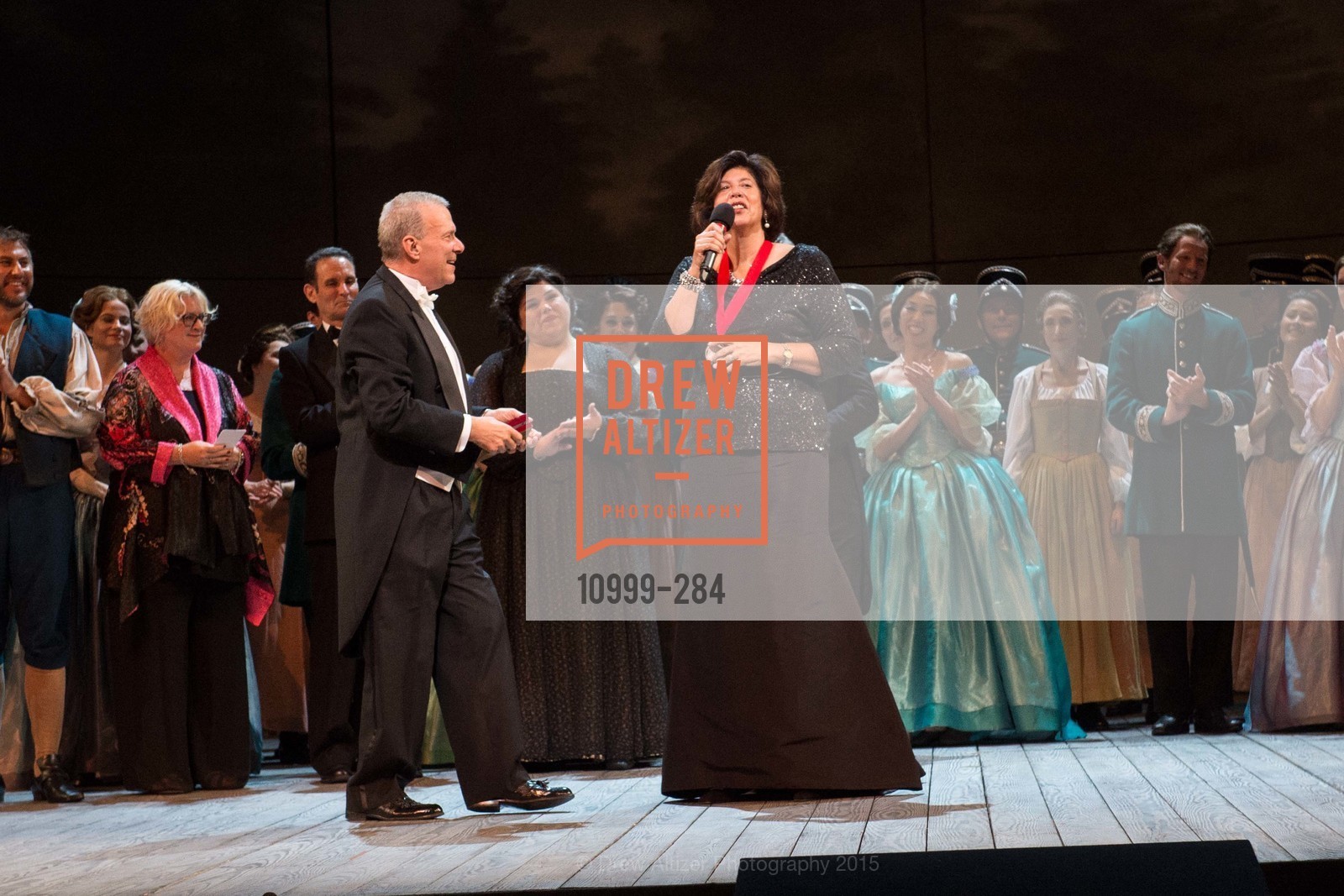 David Gockley, Francesca Zambello, Opera Ball 2015: Moonlight & Music, War Memorial Opera House. 301 Van Ness Ave, September 11th, 2015