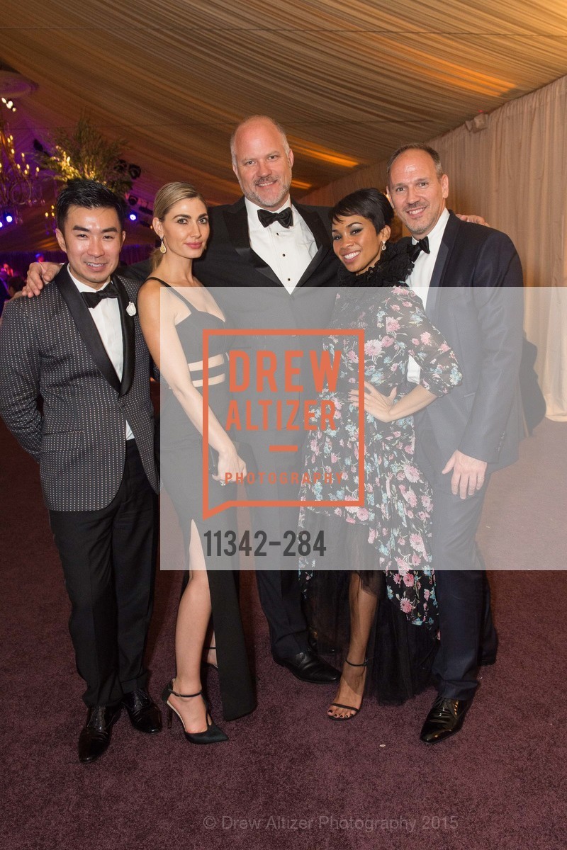 Kai Tan, Ellian Raffoul, Cliff Romig, Moanalani Jeffrey, Eric Ormsby, Opera Ball 2015: Moonlight & Music, War Memorial Opera House. 301 Van Ness Ave, September 11th, 2015,Drew Altizer, Drew Altizer Photography, full-service agency, private events, San Francisco photographer, photographer california