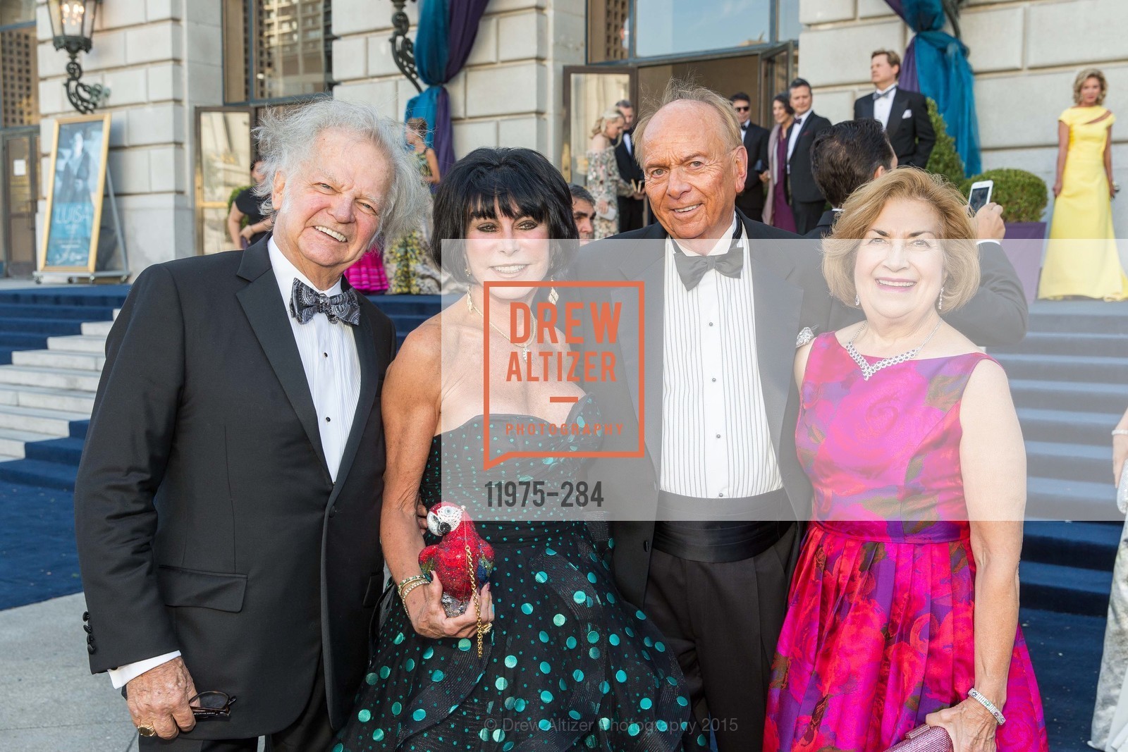 Michael Cabak, Marilyn Cabak, David Pace, Joan Silva, Opera Ball 2015: Moonlight & Music, War Memorial Opera House. 301 Van Ness Ave, September 11th, 2015,Drew Altizer, Drew Altizer Photography, full-service agency, private events, San Francisco photographer, photographer california