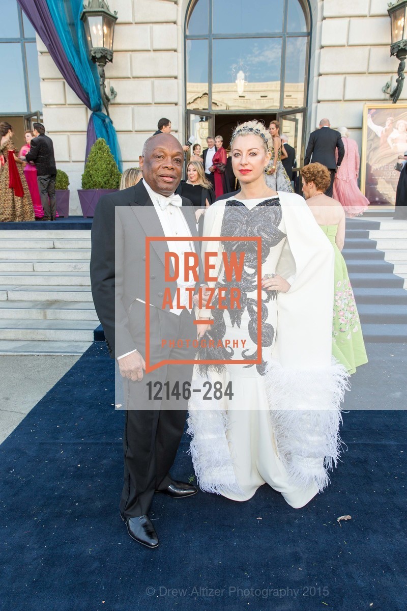 Willie Brown, Sonya Molodetskaya, Opera Ball 2015: Moonlight & Music, War Memorial Opera House. 301 Van Ness Ave, September 11th, 2015,Drew Altizer, Drew Altizer Photography, full-service agency, private events, San Francisco photographer, photographer california