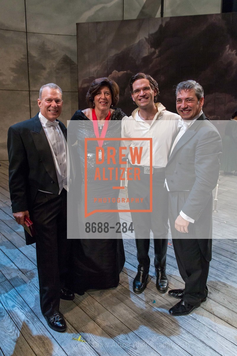 David Gockley, Francesca Zambello, Michael Fabiano, Nicola Luisotti, Opera Ball 2015: Moonlight & Music, War Memorial Opera House. 301 Van Ness Ave, September 11th, 2015