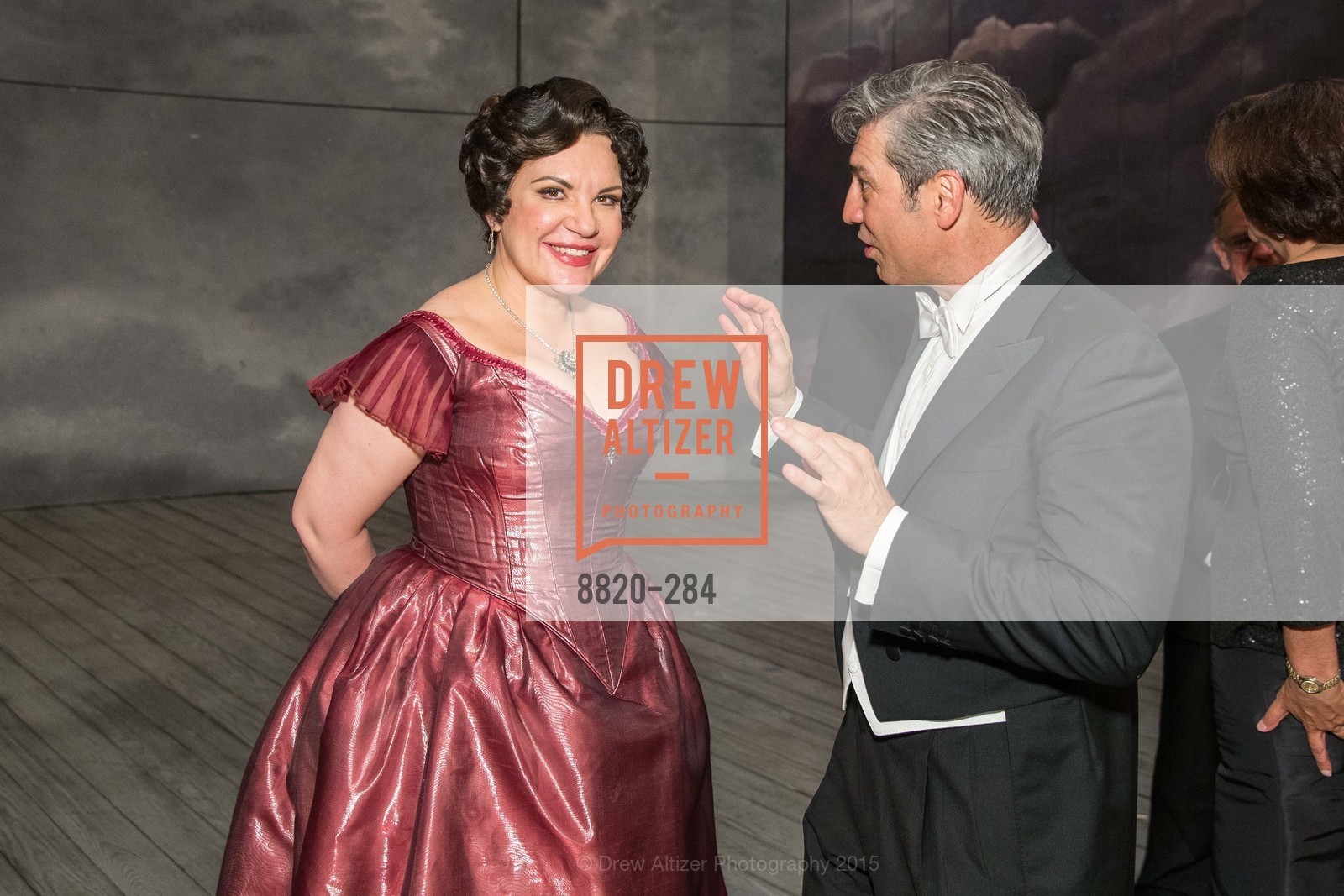 Ekaterina Semenchuk, Nicola Luisotti, Opera Ball 2015: Moonlight & Music, War Memorial Opera House. 301 Van Ness Ave, September 11th, 2015