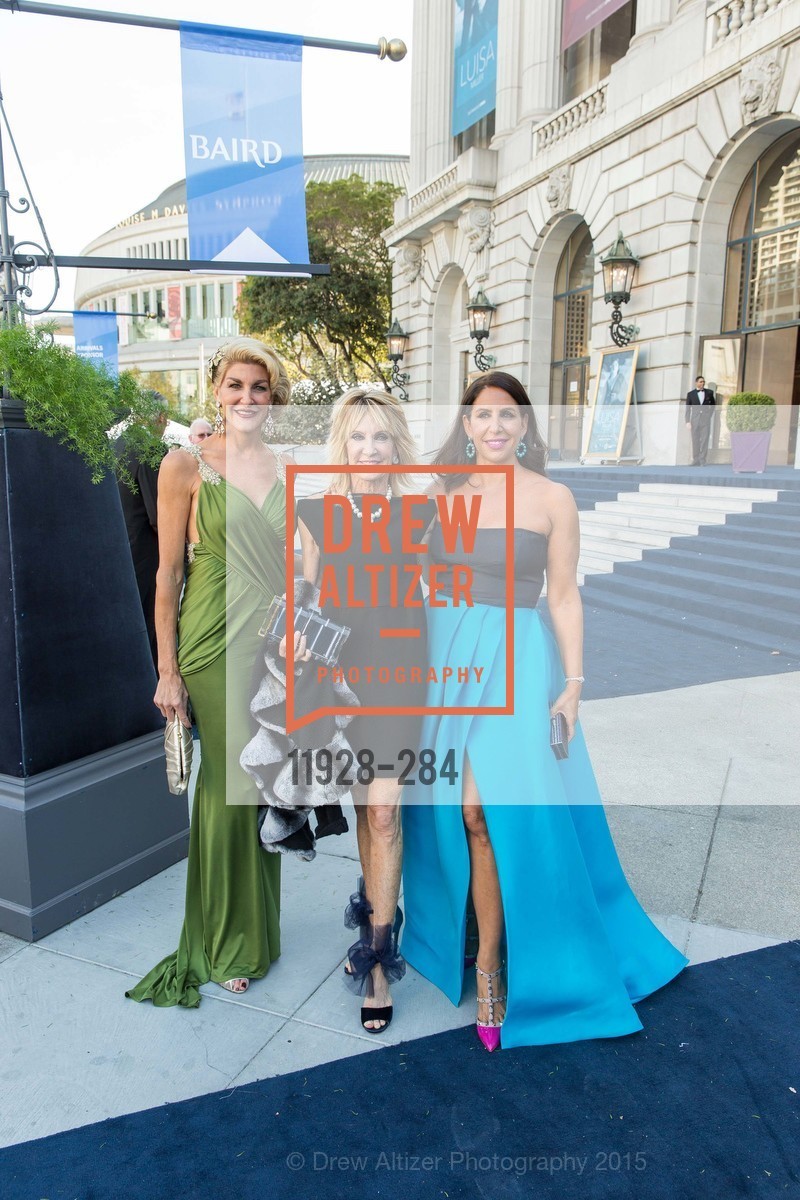 Karen Caldwell, Sandy Mandel, Lisa Grotts, Opera Ball 2015: Moonlight & Music, War Memorial Opera House. 301 Van Ness Ave, September 11th, 2015,Drew Altizer, Drew Altizer Photography, full-service agency, private events, San Francisco photographer, photographer california