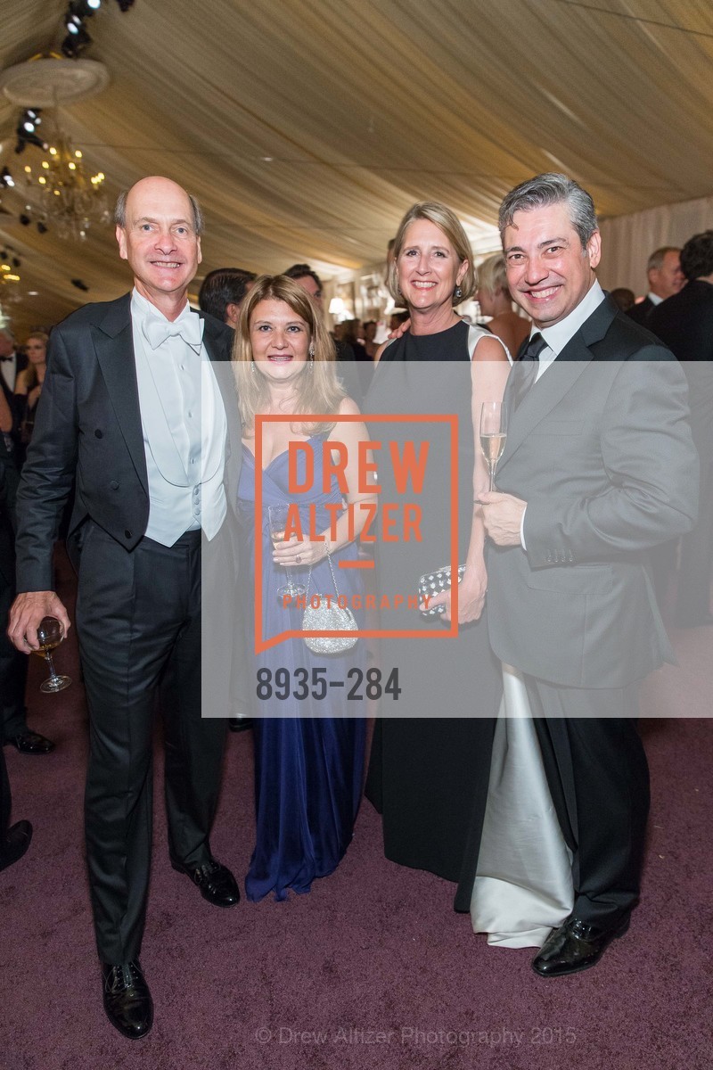 Keith Geeslin, Rita Simonini, Priscilla Geeslin, Nicola Luisotti, Opera Ball 2015: Moonlight & Music, War Memorial Opera House. 301 Van Ness Ave, September 11th, 2015,Drew Altizer, Drew Altizer Photography, full-service agency, private events, San Francisco photographer, photographer california
