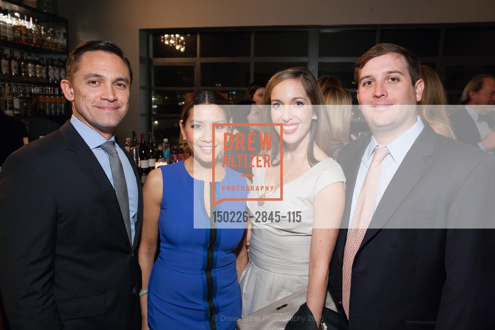 Ezra Garrett, Lillian Phan, Emily Wachs, Robbie Kane, The JLSF 89th Annual Fashion Show Patron's Soiree, US, February 27th, 2015, Photo #150226-2845-115 Ezra Garrett, Lillian Phan, Emily Wachs, Robbie Kane, Photo #150226-2845-115