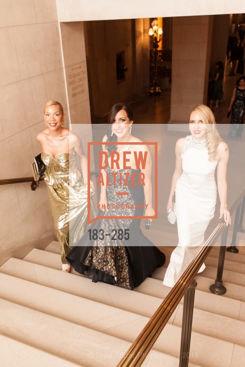 Julia Mathis, Shannon Eliot, Laurie Diab, San Francisco Opera's BRAVO! CLUB Opening Night Gala, War Memorial Opera House. 301 Van Ness Ave, September 11th, 2015,Drew Altizer, Drew Altizer Photography, full-service agency, private events, San Francisco photographer, photographer california