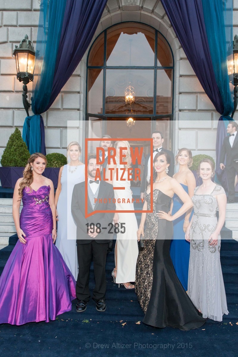 Kari Lincks, Lauren Groff, Benjamin Osgood, Laurie Diab, Jorge Jaramillo, Shannon Eliot, Kyle Brisby, Victoria Weatherford, Susan Walker, San Francisco Opera's BRAVO! CLUB Opening Night Gala, War Memorial Opera House. 301 Van Ness Ave, September 11th, 2015,Drew Altizer, Drew Altizer Photography, full-service agency, private events, San Francisco photographer, photographer california