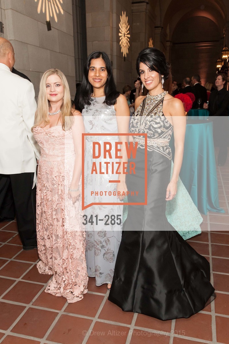Julie Hall, Nayana Ghantiwala, Veronica Rivas-Tramontozzi, San Francisco Opera's BRAVO! CLUB Opening Night Gala, War Memorial Opera House. 301 Van Ness Ave, September 11th, 2015,Drew Altizer, Drew Altizer Photography, full-service agency, private events, San Francisco photographer, photographer california