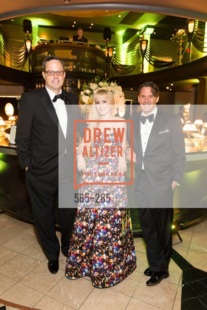 Justin Banks, Shannyn Bessoni, John Hopkins, San Francisco Opera's BRAVO! CLUB Opening Night Gala, War Memorial Opera House. 301 Van Ness Ave, September 11th, 2015,Drew Altizer, Drew Altizer Photography, full-service event agency, private events, San Francisco photographer, photographer California