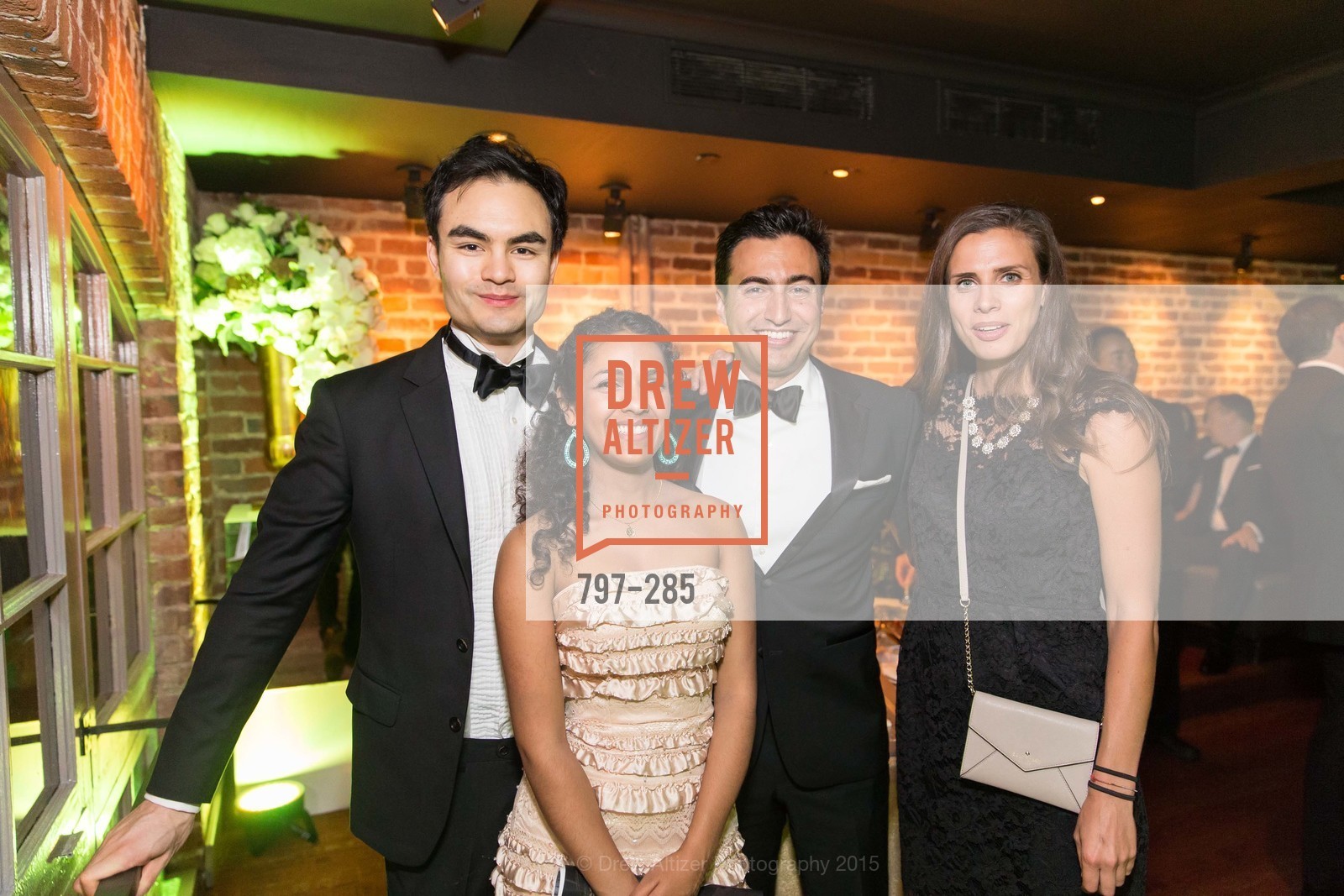 Dominic Zoey, Monica Balle, Jaime Culmenares, Brynn Levy, San Francisco Opera's BRAVO! CLUB Opening Night Gala, War Memorial Opera House. 301 Van Ness Ave, September 11th, 2015,Drew Altizer, Drew Altizer Photography, full-service agency, private events, San Francisco photographer, photographer california