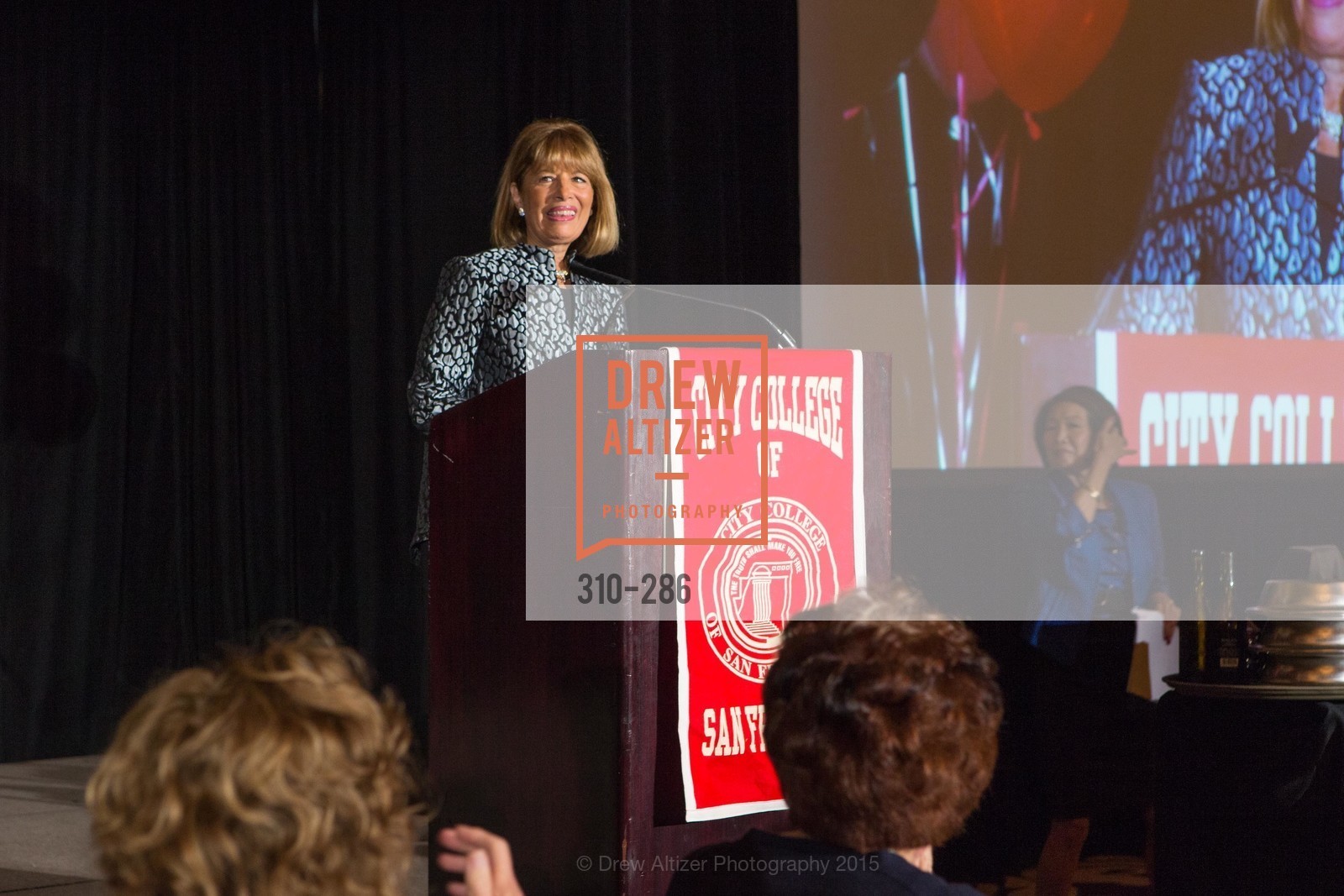 Jackie Speier, CCSF Basic Skills Luncheon, Fairmont Hotel, Grand Ballroom, September 15th, 2015,Drew Altizer, Drew Altizer Photography, full-service agency, private events, San Francisco photographer, photographer california
