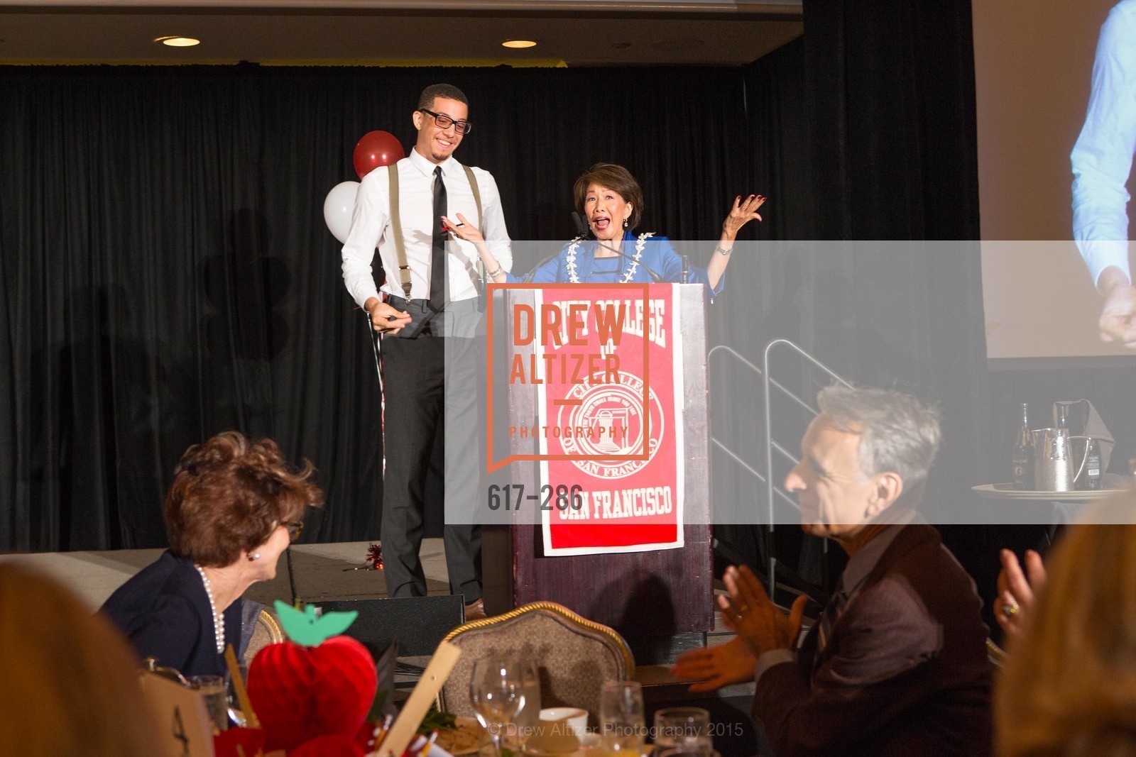 Jeremiah Rushing, Jan Yanehiro, CCSF Basic Skills Luncheon, Fairmont Hotel, Grand Ballroom, September 15th, 2015,Drew Altizer, Drew Altizer Photography, full-service agency, private events, San Francisco photographer, photographer california