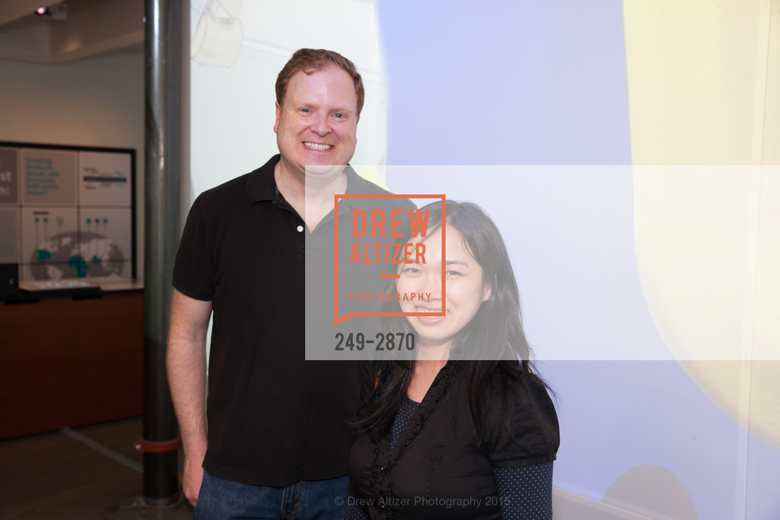 Brian Van Eakin, Becky Chu, BBW Design Conference Opening Day Sponsored by Cadillac, US, April 28th, 2015, Photo #249-2870 Brian Van Eakin, Becky Chu, Photo #249-2870