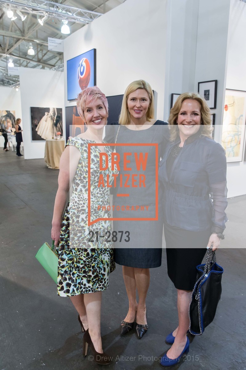 Lisa Sardegna, Lauren Hall, Lorre Erlick, THE ART MARKET San Francisco Benefit Preview Reception, US, April 30th, 2015, Photo #21-2873 Lisa Sardegna, Lauren Hall, Lorre Erlick, Photo #21-2873